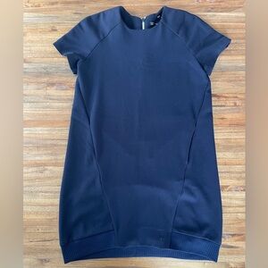 🩷Sale🩷Zara Trafaluc Collection Navy Crewneck Shirt Dress - EUC - Medium